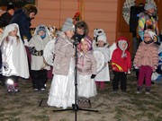 Rozsvícení stromečku u MŠ